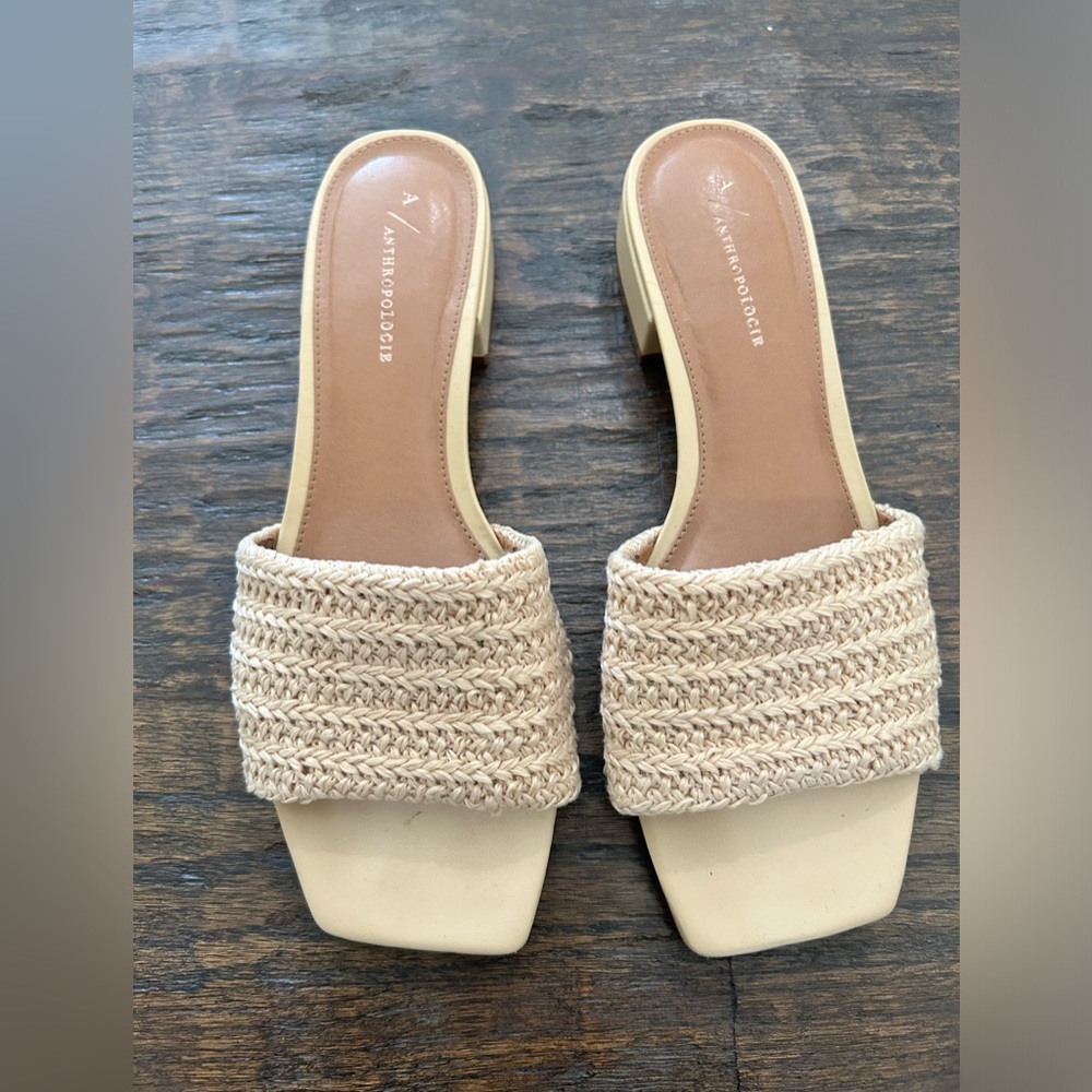 Maeve | The Coralie Mule Slide Sandals by Maeve | size US 9-9.5/ EU 40